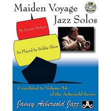 Vol. 54 Maiden Voyage Trumpet Solos Trumpet Book with CD 1CD Niehaus Aebersold