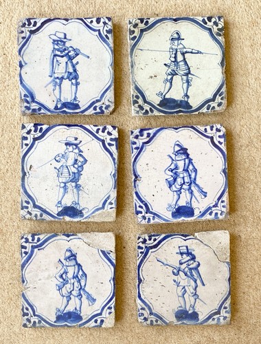 Rare set antique - of, 6