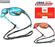 Daiwa Polarised Fishing Sunglasses + String Hiking Cycling Walking Sun Glasses