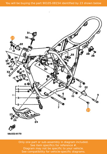 Yamaha bolt flange - bolt,,
