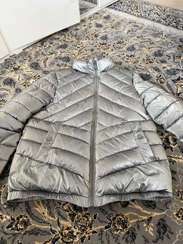 Zara kids girls silver - silver, quilted