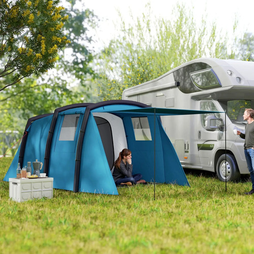 Inflatable man camping - inflatable,