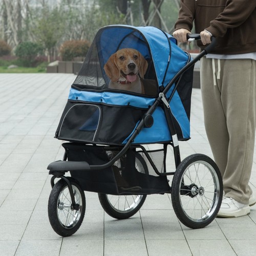 Wheeled pet pushchair - pet,