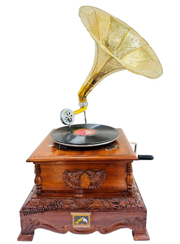 Hmv vintage gramophone fully - vintage,