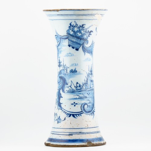 Dutch delftware vase - dutch,