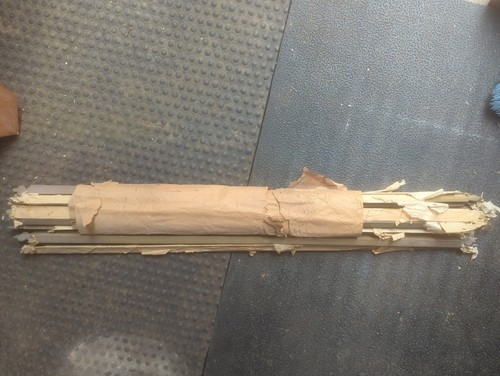 Vintage stair rods brass - 15,