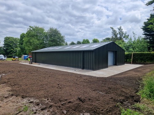 Steel building 10mwide - steel,