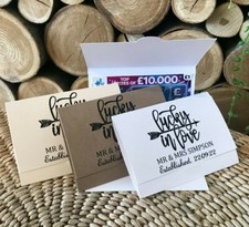 Scratchcard Wallet. Wedding