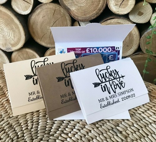 Scratchcard wallet wedding - scratchcard,