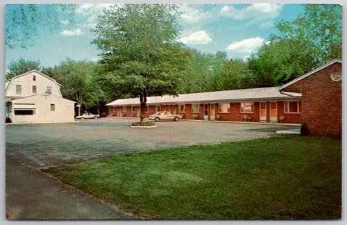 C1967 postcard elm motel - postcard,
