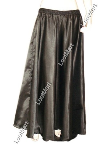 Belly dance black satin - black,