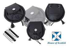 SCOTTISH BLACK LEATHER ROB ROY