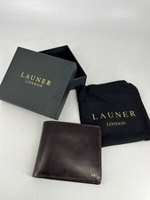 Launer Eight Card Wallet Brown/Saffron Personalised TA TD130 CC 06