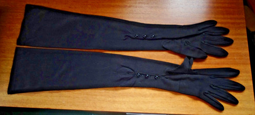 Vintage fownes black nylon - vintage,