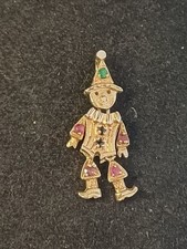 9ct Gold Articulated Clown