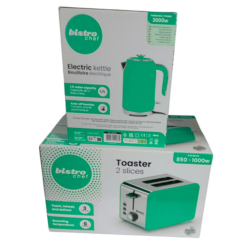 Toaster and kettle - and,
