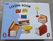 Dolls house wooden sitting /