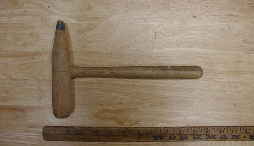 Vntg cone shaped wood mallet - vntg,