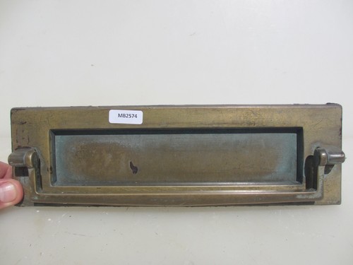 Vintage brass letterbox letter - vintage,