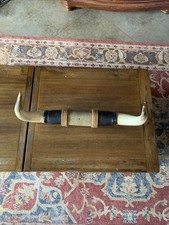 VTG Mounted Steer Bull Horns 21” Tip to Tip Handmade Mount- Made in Mexico