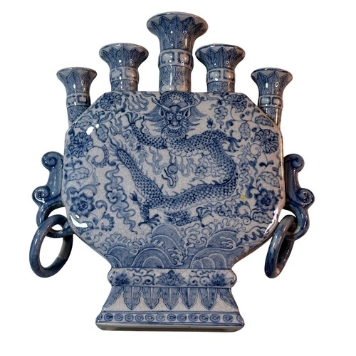 Chinese blue white - chinese, dragon
