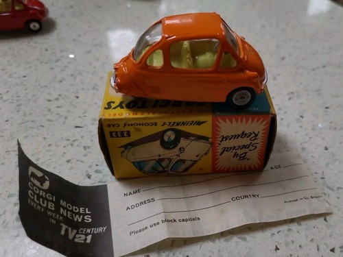 Corgi toys 233 - 233, heinkel