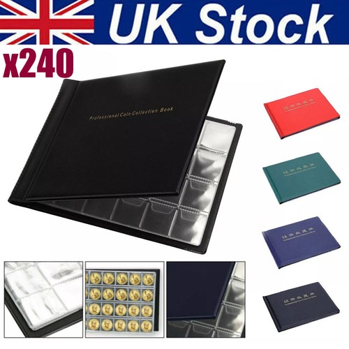 240 coins book album folder - book,