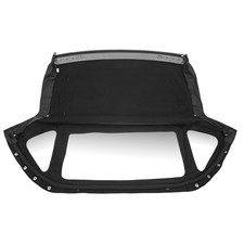 MGB MGC Packaway Hood Black Vinyl with Header rail Fixed rear window AHH8516