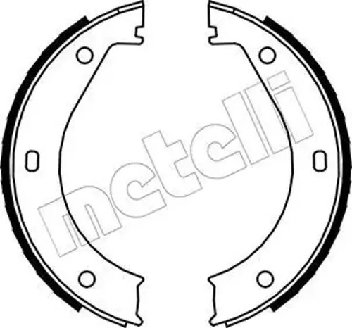 Brake shoe set parking - shoe, set,