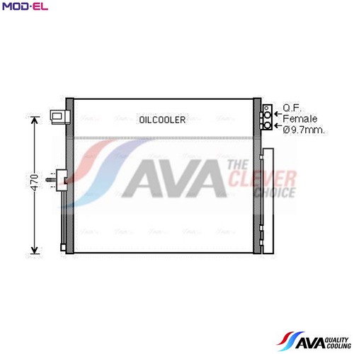 Condenser air conditioning - condenser,