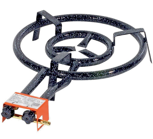 Double ring paella - ring, gas