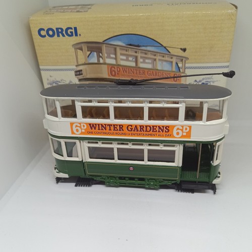 Corgi double decker tram - double,