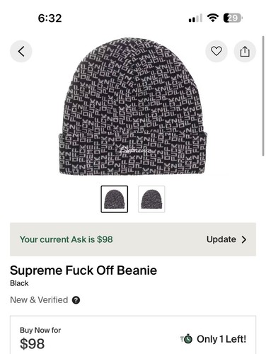 Supreme ss25 fuck - supreme,