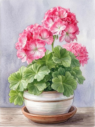 Tile mural potted - tile,