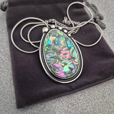 Abalone shell pendant  with