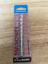 Powerbase 7mm Masonry drill bit. Sealed.
