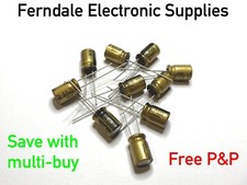 Nichicon UFW Audio Grade Electrolytic Capacitors  select 2.2uF-470uF, 6.3V-100V