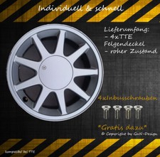 TTE Toyota Aluminum Wheel Cap Fits TTE Rims Hub Cap Cover Caps Flat