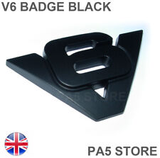 V6 Black Wing Body Badge -