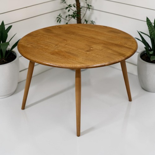 Ercol large round coffee table - round,