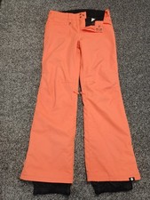 Roxy Ski Pants Trousers Women Small UK 12 Orange W30 L30 Salopettes Snowboard