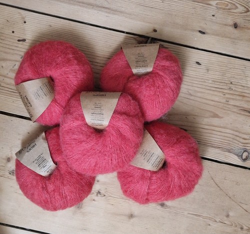 Alpaca silk coral - gr,