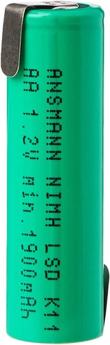 Ansmann flat top battery - aa,