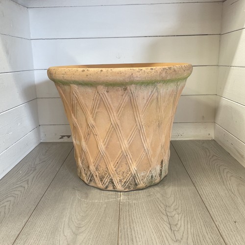 Large vintage terracotta pot - vintage,