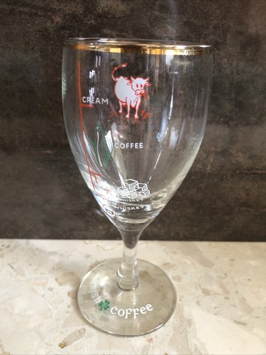 Vintage stemmed irish coffee - vintage,