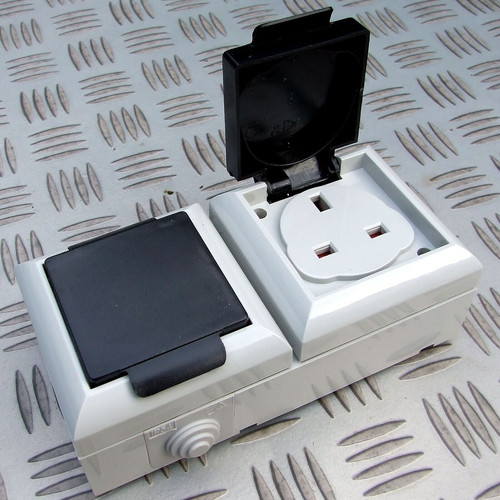 Outdoor double socket - outdoor,