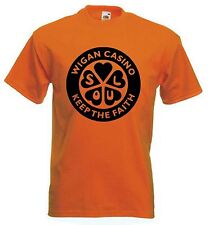 WIGAN CASINO KEEP THE FAITH T-SHIRT - Northern Soul Mod Motown - Sizes S to XXXL