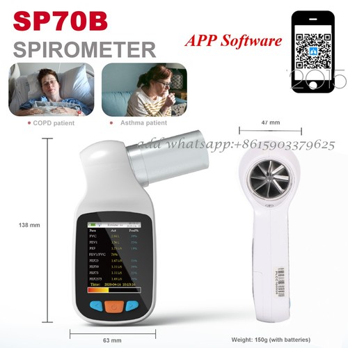 Portable sp70b spirometer - sp70b,
