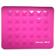 Pink Extreme Heat Silicone Rubber Heatproof Mat for Hair Straighteners