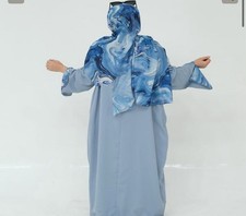 Women Tie Dye Abaya Dress with